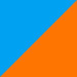 blauw/oranje