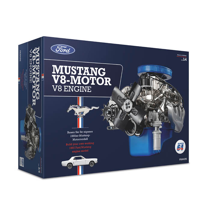 Franzis Ford Mustang V8 model engine kit 2.0 Speedcube.nl