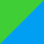 groen/blauw