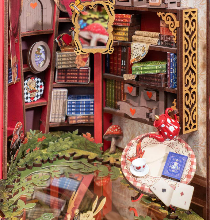 Produktvisualisierung_Modellierung Robotime Book Nook Alice Adventure TGB12 3