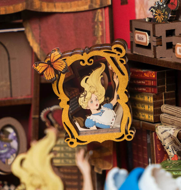 Produktvisualisierung_Modellierung Robotime Book Nook Alice Adventure TGB12 4