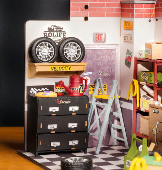 Produktvisualisierung_Modellbau Robotime Garage Workshop DG165 5