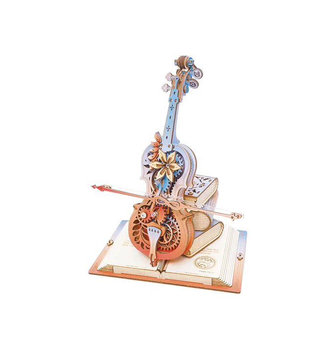 Productvisuals_Modelbouw Robotime Magic Cello - Symphony of Gorgeous Dreams AMK63M