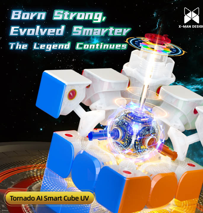 Produktvisualisierungen_Speedcubes QiYi X-man Tornado AI 3x3 2
