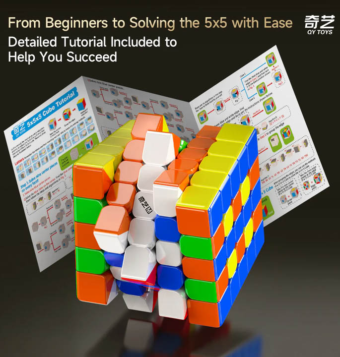 Productvisuals_Speedcubes QiYi Warrior 5x5 Magnetic UV 10