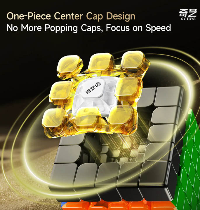 Productvisuals_Speedcubes QiYi Warrior 5x5 Magnetic UV 7