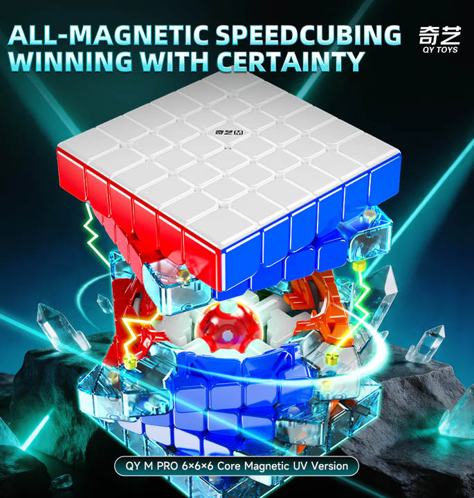 Productvisuals_Speedcubes Qiyi M Pro 6×6 Ball Core UV 4