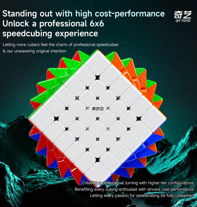 Productvisuals_Speedcubes Qiyi M Pro 6×6 Ball Core UV 5