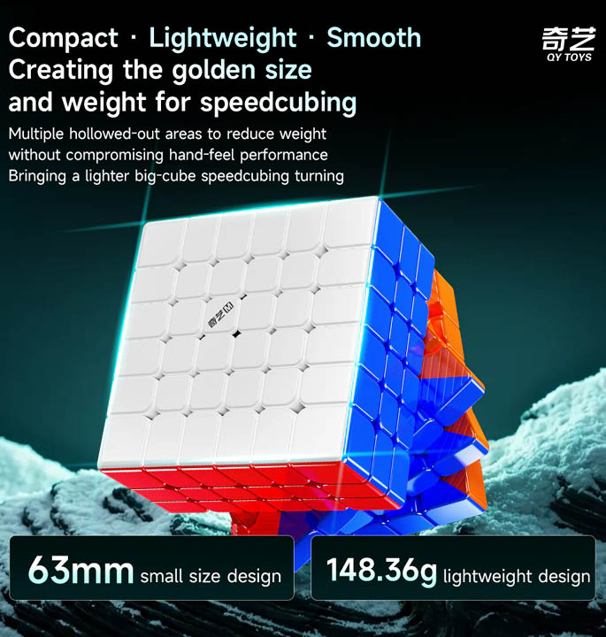 Productvisuals_Speedcubes Qiyi M Pro 6×6 Ball Core UV 7