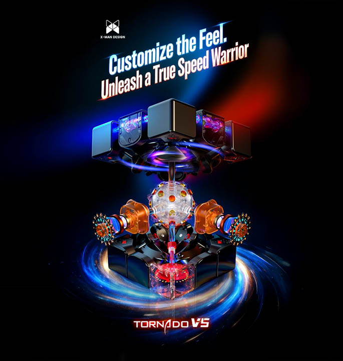 Productvisuals_Speedcubes Qiyi XMD Tornado V5 3×3 UV 2
