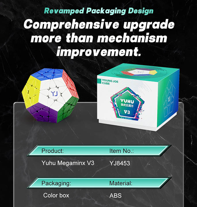 Productvisuals_Speedcubes YJ YuHu Megaminx V3 M 3