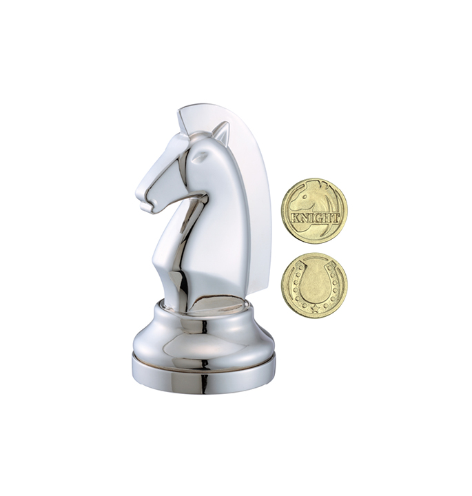 Productvisuals_Breinbrekers-Cast-Puzzle-Chess-Knight-Zilver