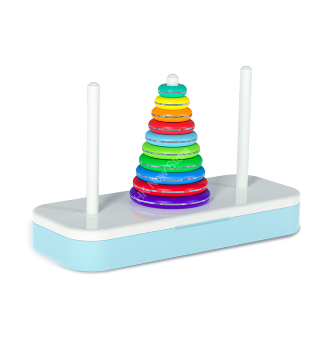 Productvisuals_Breinbrekers-QiYi-Rainbow-Tower-of-Hanoi-10-towers-1