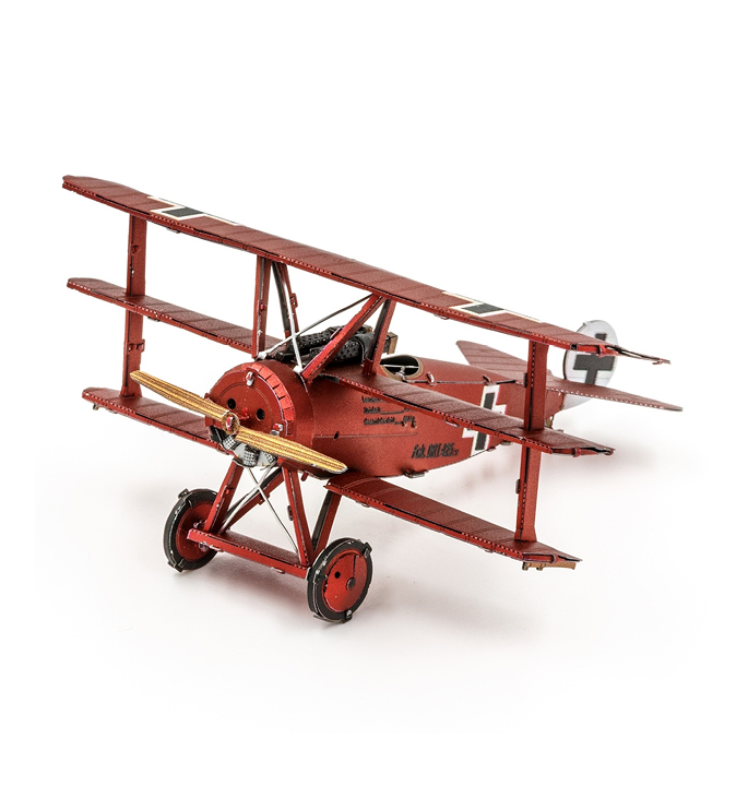 Productvisuals_Modelbouw-Metal-Earth-baron-von-richthofen-triwing-fokker-1