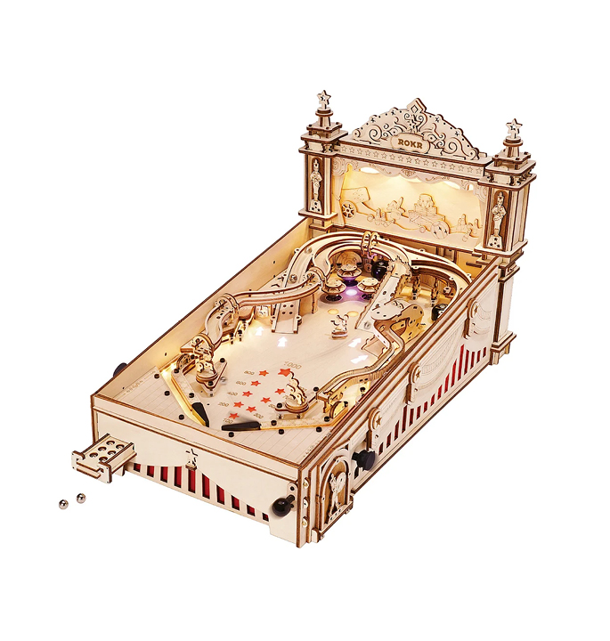 Productvisuals_Modelbouw-Robotime-ROKR-3D-pinball-machine-