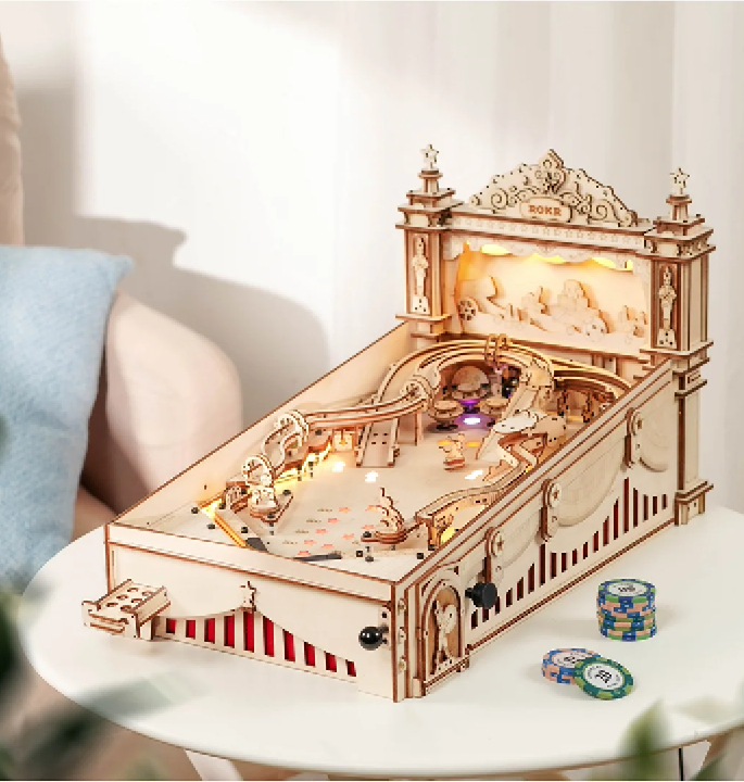 Productvisuals_Modelbouw-Robotime-ROKR-3D-pinball-machine-3