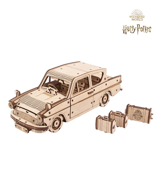 Productvisuals_Modelbouw-Ugears-Harry-Potter-Vliegende-Ford-Anglia-2-1