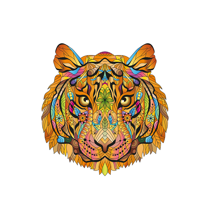 Productvisuals_Puzzels-Eureka-Rainbow-Wooden-Puzzle-Tijger-1