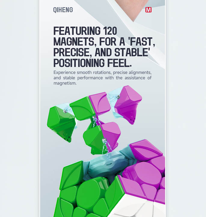 Productvisuals_Speedcubes-QiYi-QiHeng-S2-Megaminx-3x3-6