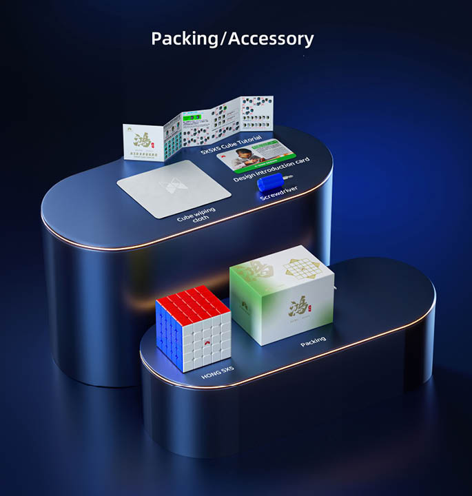 Productvisuals_Speedcubes-QiYi-XMD-Hong-5x5-UV-versie-11