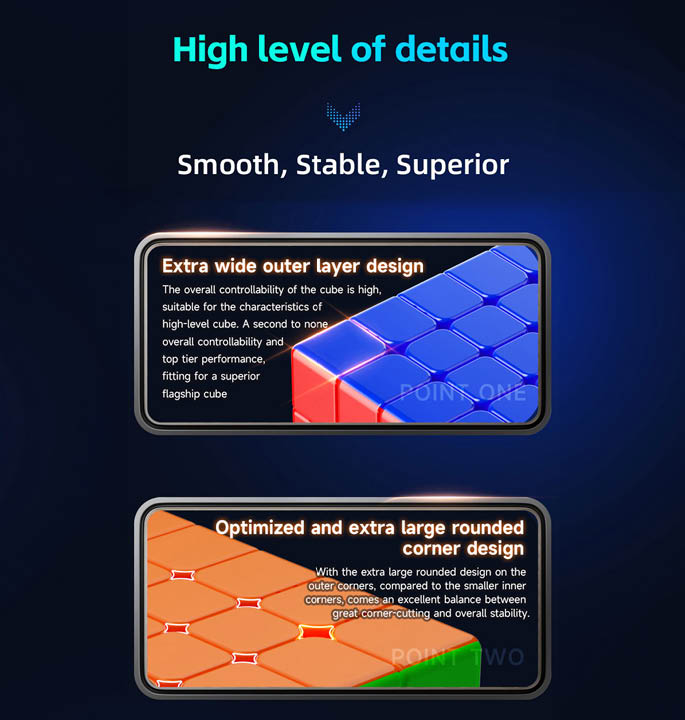 Productvisuals_Speedcubes-QiYi-XMD-Hong-5x5-UV-versie-9