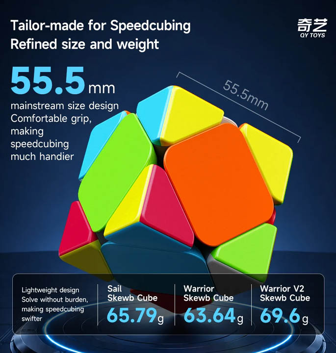 Productvisuals_Speedcubes QiYi Warrior Skewb V2 4