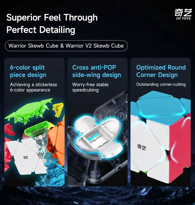 Productvisuals_Speedcubes QiYi Warrior Skewb V2 7