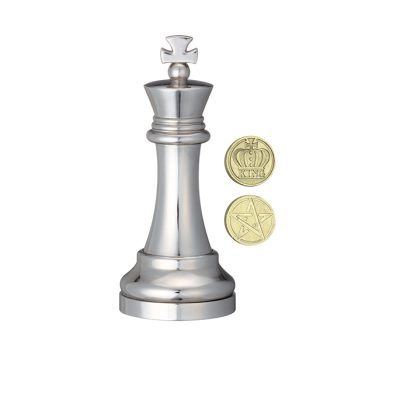 Productvisuals_Breinbrekers-Cast-Puzzle-Chess-King-Zilver