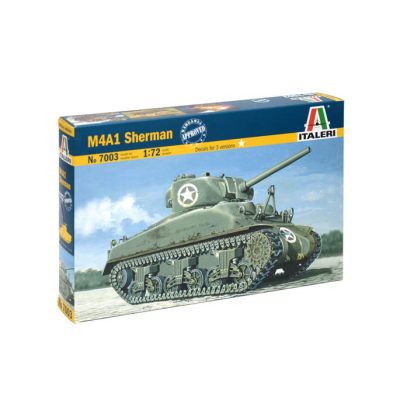 Productvisuals_Modelbouw Italeri M4A1 Sherman