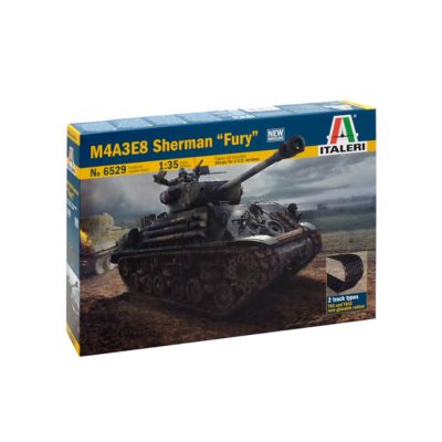 Productvisuals_Modelbouw Italeri M4A3E8 Sherman Fury