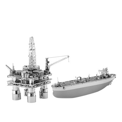 Productvisuals_Modelbouw-Metal-Earth-offshore-oil-rig-en-oil-tanker