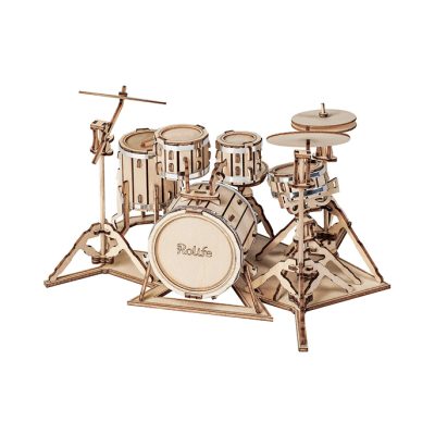 Productvisuals_Modelbouw-Robotime-Drum-kit