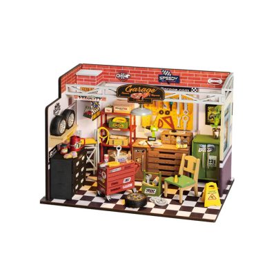 Productvisuals_Modeling Robotime Garage Workshop DG165