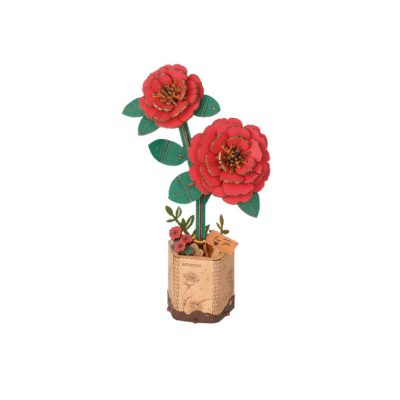 Productvisuals_Modelbouw Robotime Red Camellia TW031