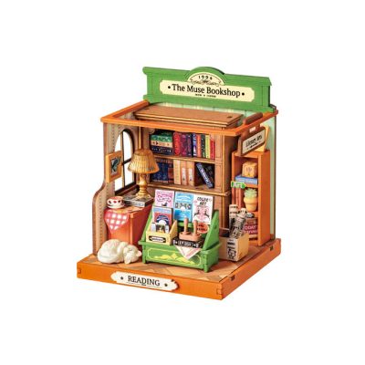 Productvisuals_Modelbouw Robotime The Muse Bookshop DS040