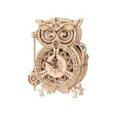 Productvisuals_Modeling-Robotime-mechanical-owl-clock-lk503