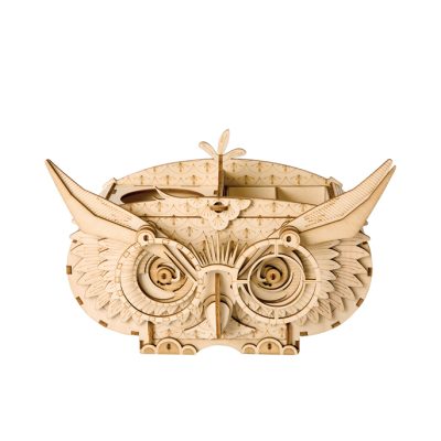 Productvisuals_Modeling-Robotime-modern-3d-wood-puzzle-owl-penbox