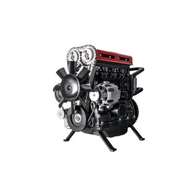 Productvisuals_Modelbouw Teching Turbocharge 4-cylinder engine black DM111 5