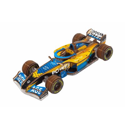 Productvisuals_Modelbouw Veter Models Racer V3 Blauw:Geel