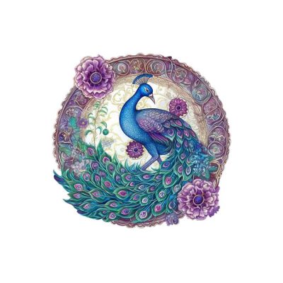 Productvisuals_Puzzels Crafthub Enchanted Feather Peacock