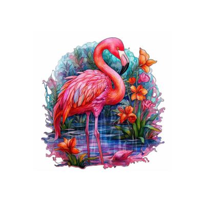 Productvisuals_Puzzels Crafthub Flamingo