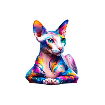 Productvisuals_Puzzels Crafthub Peterbald Cat