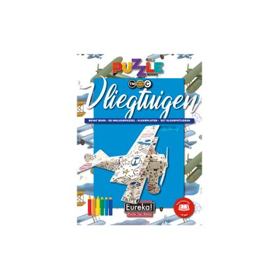 Productvisuals_Puzzels Eureka Puzzelboek Vliegtuigen1