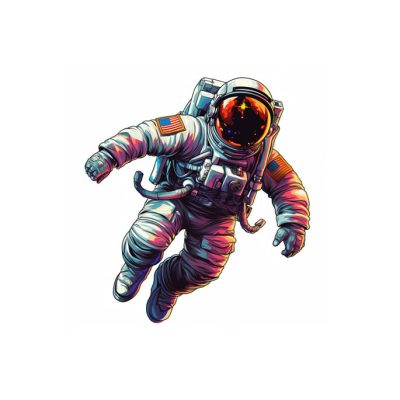 Productvisuals_Puzzels Eureka Rainbow Wooden Puzzle Astronaut (MDF-box)