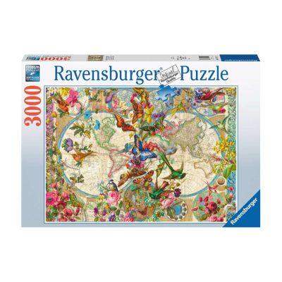Productvisuals_Puzzels-Ravensburger-Flora-Fauna-Wereldkaart